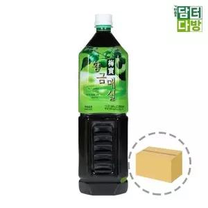 고품질 청솔 황금매실 1.5L 1BOX (6개입) 매실주스 음료베이스 (W68FE1D)