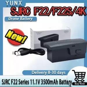 생활 RC소품 YUNX 11.1V 3500mAh 배터리 SJRC F22 F22S 4K pro 드론용 필수 액세서리 포함 비행시간 연장