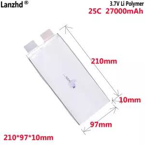 생활 RC소품 11098212 3.7V 27000MAH 25C 리튬 배터리 농업용 드론용 다축 DIY 자체 조립 셀 210*97*10mm