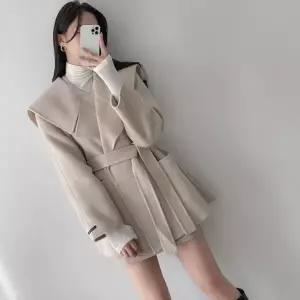 모직코트 빅카라 모직 착용감 좋은 러블리 하프 코트 ACWD4E4B6