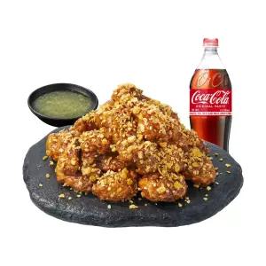 [노랑통닭] (콤보)우도 땅콩 치킨+콜라1.25L