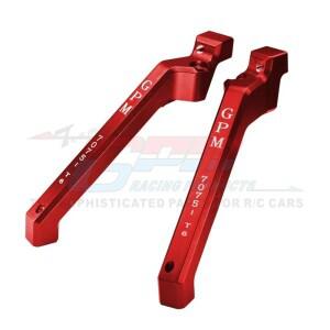 GPM 금속 7075 후방 섀시 버팀대 충격 타워 지지대 9521 Traxxas 1/8 슬레지 4WD 몬스터 트럭 95076-4 RC
