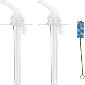 닥터 브라운의 마일스톤 빨대컵 교체 키트 10온스/300mL 단열 BPA 프리 12m