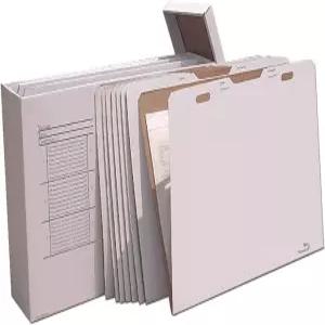수직 평면 파일 시스템 박스 8개 세트 크기 34인치 H x 47인치 W 12인치 D