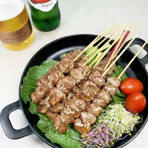 고우하 염통꼬치 200g 10꼬치 국내산 닭 캠핑 안주 바베큐 구이 캠핑꼬치 캠핑음식