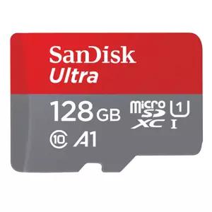샌디스크 마이크로 SD 카드 울트라 A1 128GB 핸드폰 닌텐도 카메라 블랙박스 외장 메모리카드 SQUAB