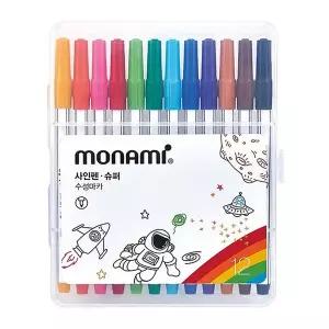 Q 모나미 싸인펜세트12색 1자루 0 7mm