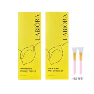 [라비오라] 배종옥 레몬꿀팩 3.0   시즌3 레몬허니 워시오프팩 150g * 2개 + 스파출러