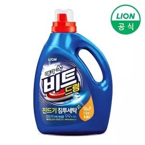 [비트] 세탁세제 액체 3L 용기형 1개 드럼용 진드기 찌든때 제거 베이킹소다 구연산 함유