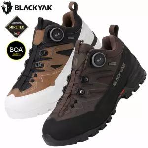 블랙야크 피크 로우 D GTX 공용 고어텍스 방수 등산화 천연가죽 다이얼 트레킹화