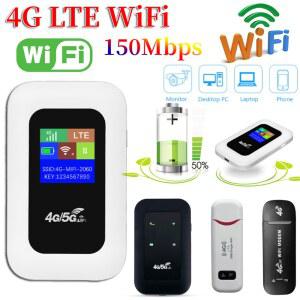 4G 모바일 와이파이 모뎀 포켓 LTE 150MBPS 카드 핫스팟 3000MA 무선 FI 휴대용 슬롯 라우터 SIM