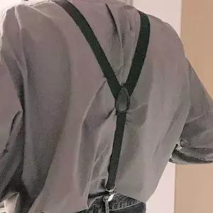 남성 여성 용 멜빵 서스펜더 컬러 검정 남성멜빵-WFFTT5Z