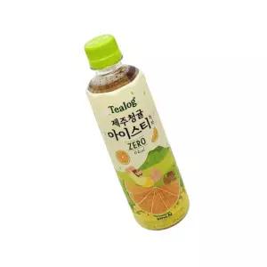 티로그 제주청귤 아이스티 녹차 제로칼로리 500ml, 18개