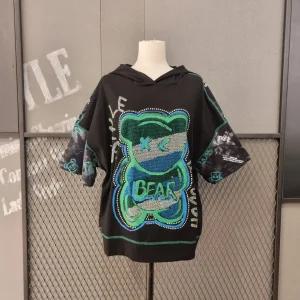 곰돌이큐빅후드티셔츠 MM04TS4107HJY