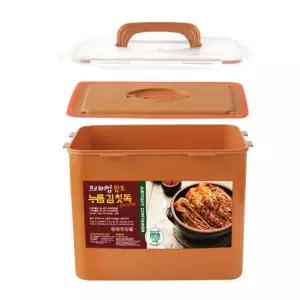 황토 누름독 누름 김치통 김치 된장 누름이 누름판 누름틀 오이지 장아찌 매실청 진공 항아리