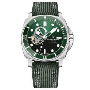 SEIKO NH35 파가니 디자인 남성 손목시계 일본제 무브먼트 마리나밀리터레 자동 감기 기계식 케이스 첨부