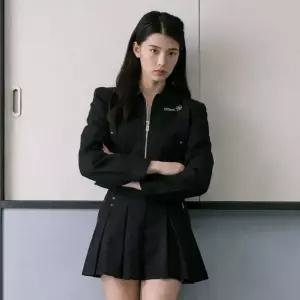 [에고이스트] [BLUE LABEL] 크롭 징장식 자켓 (ER2OJK02-T)