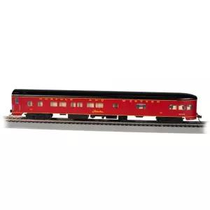 Bachmann Trains - 24.6m(85피트) 스무스 사이드 코치 카 조명 내부 - 노퍽 웨스턴 1732 - HO 스케일