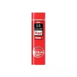 펜텔 아인 슈타인칼라샤프심 C275-RD 적색RD0.5mm (10개입) 교체용