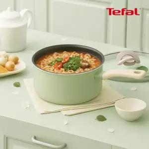 [테팔] 인덕션 티타늄1X 블라썸 민트 편수냄비 18cm