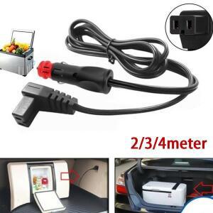 2/3/4M 자동차 냉장고 시가 라이터 플러그 12V-24V 쿨러 연장 전원 케이블 충전 교체 라인