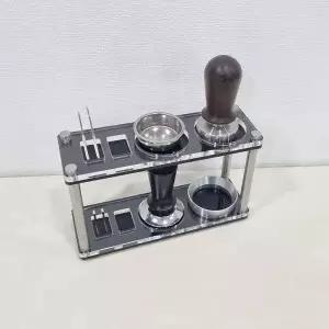 이앤위즈 커피 탬퍼스탠드 에스프레소 커피추출용기 보관 58mm