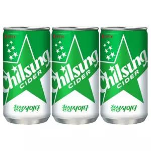 칠성사이다 190ml x 60캔 (30캔x2박스)
