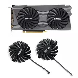 Inno3D 지포스 RTX 3050 3060 3060Ti 3070 3080 블랙 골드 익스 에디션 그래픽 카드 팬 4 핀 DC 12V 0.35A