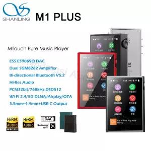 SHANLING M PLUS MP3 플레이어 Protable 음악 Hifi 고해상도 Bluetooth 52 WiFi ES9069Q DAC 듀얼 S8262