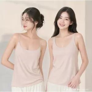 꼭 필요한 실크느낌 슬립 캐미솔런닝 2종세트 CS0398 CS0399