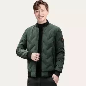 [하프클럽/]블루종 패딩 자켓 남자 퀼팅 점퍼 간절기 아우터