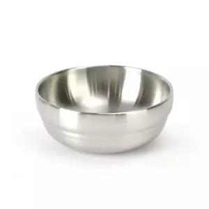 국산 업소용 보온 보냉력좋은 스텐 고급 이중 국그릇 대접 14cm 선물 기본식기 공기