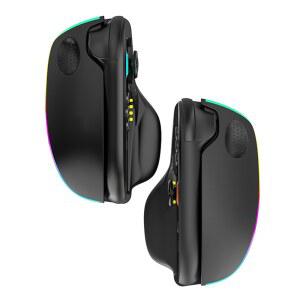 조이콘충전독 2PCS 마우스 그립 슈터 게임을위한 제어 데스크탑 스위치 게임 2 모드 홀더