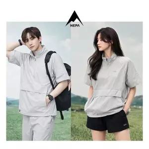 [네파 (행사)]남여공용 컴포 라이트 경량 타슬란 우븐 바람막이 아노락 자켓 7KD0669 590046