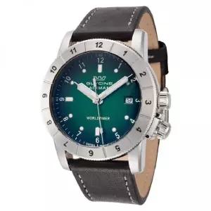 Glycine 글리신 GL1021 에어맨 컨템포러리 월드타이머 쿼츠 그린 다이얼 남성용 시계