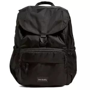 246279 Vera Bradley 여성용 립스톱 캠퍼스 데이트리퍼 백팩, 빗방울 메달리온, 원사이즈