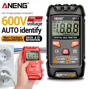 ANENG M113 Inteligent 멀티미터 1999 카운트 디지털 AC/DC 전압 M113 black