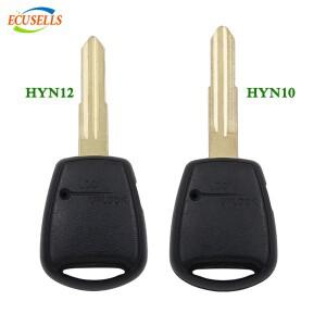 Ecusells 측면 1 버튼 교체 빈 쉘 현대 HYN12 용 스마트 원격 키 케이스 Fob