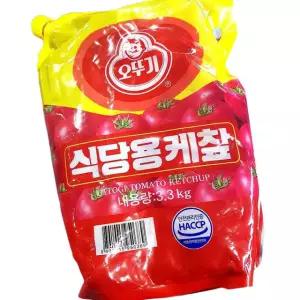 오뚜기 토마토 케찹 파우치 3.3K 4개 업소용 대용량