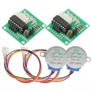 2Pcs 5V 4상 28BYJ48 DC 모터 기어 스텝 스테퍼 드라이버 ULN2003 보드 위한 아두이노 PI PIC 라즈베리
