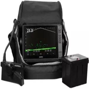 Garmin LiveScopeTM 플러스 얼음 낚시 번들 LI와 Navionics 지도 미국 내륙용