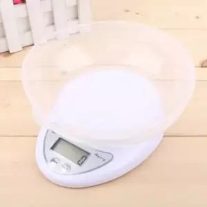 트레이 포함 5kg LED 휴대용 단위로 저울 그램 계량 식품 측정 소규모 With tray