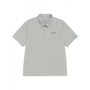 매장정품 NATIONALGEOGRAPHIC 내셔널지오그래픽 N262MPL320 냉감 스트레치 반팔 카라 티셔츠 LIGHT KHAKI N
