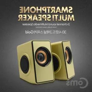 PC스피커 멀티 스마트폰 스피커 저음강화 2채널 3D Coms USB전