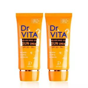 닥터비타 미백 주름개선 자외선 차단 3중 기능성 비타민 선크림 SPF50 PA