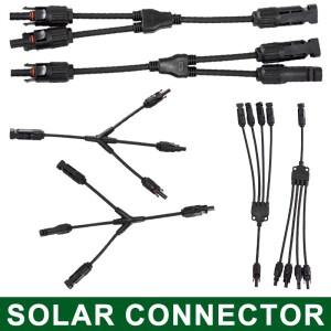 1/5 세트 30A 1000V Y  PV 커넥터 태양 전지 패널 병렬 연결 플매트 카펫 러그 1 ~ 2/3/4Way
