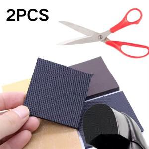 신발 수리 패치에 대 한 2PCS 고무 단독 교체 시트 하이힐 샌들 미끄럼 방지 보호기 뒤꿈치 패드 Croppable