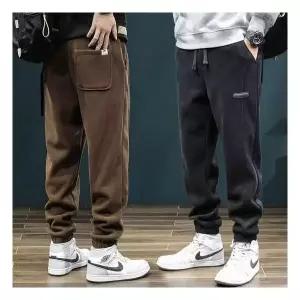 남성 겨울 기모안감 코듀로이 방한바지 밴딩 조거팬츠1042260