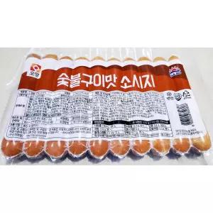 사조오양 소시지 숯불갈비맛 100g x10개 1K 참피온소시지 간식 안주 참피온 학생