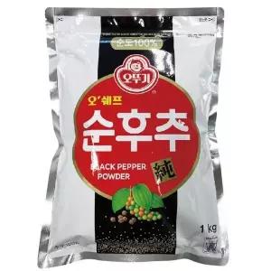 오뚜기 오쉐프 순후추 1kg x